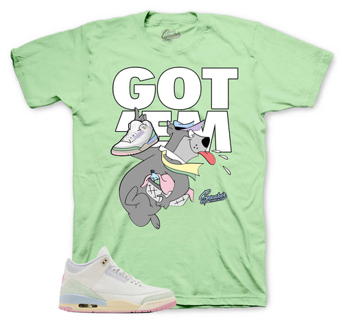 Retro 3 Spring Is In Air Finessed Shirt
