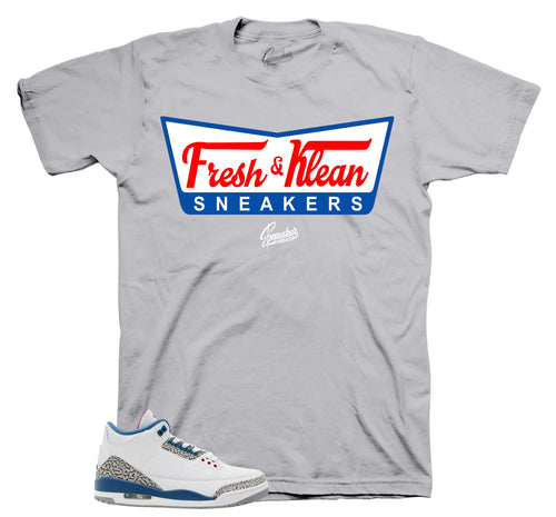 Retro 3 True Blue Fresh Klean Shirt