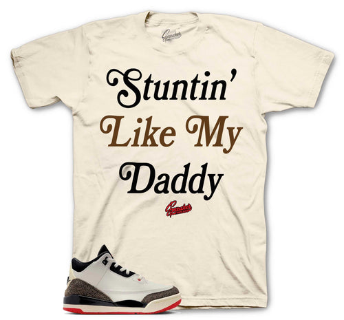 Retro 3 World's Best Dad Stuntin Like My Daddy Shirt