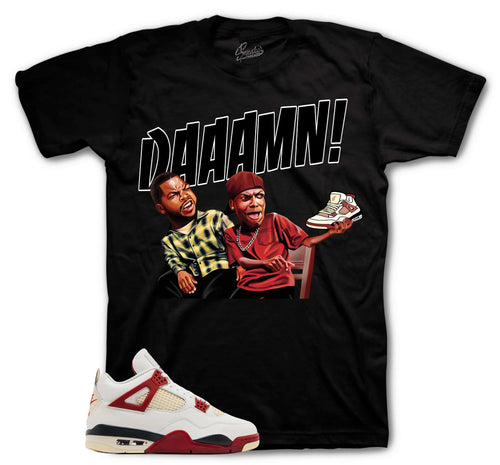 Retro 4 Brick After Brick Daaamn Shirt