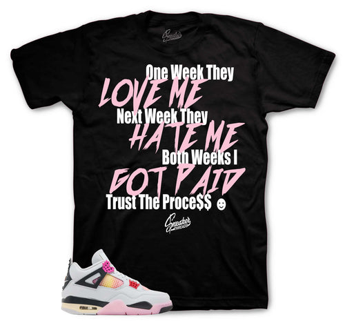 Retro 4 Comic Trust The Process Shirt
