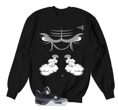 Retro 4 Fear Raging Face Sweater