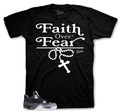 Retro 4 Fear Faith Over Fear Shirt