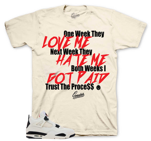 Retro 4 Flight Club  Trust The Process Shirt