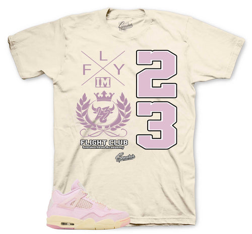 Retro 4 Iced Carmine Flight Crest Shirt