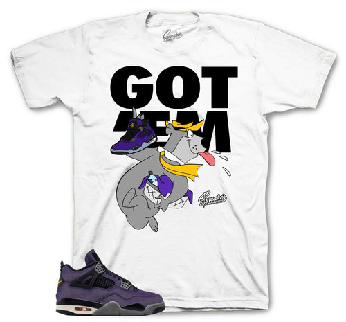 Retro 4 Imperial Purple Finessed Shirt