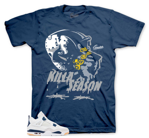 Retro 4 SB Navy Killa Season Shirt