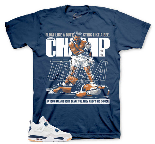 Retro 4 SB Navy Trilla Shirt