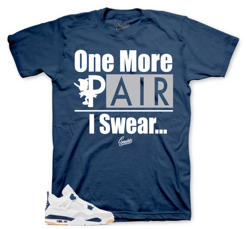 Retro 4 SB Navy One More Pair Shirt