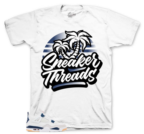 Retro 4 SB Navy Sneaker Threads Palms Shirt