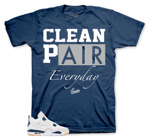 Retro 4 SB Navy Clean Pair Shirt