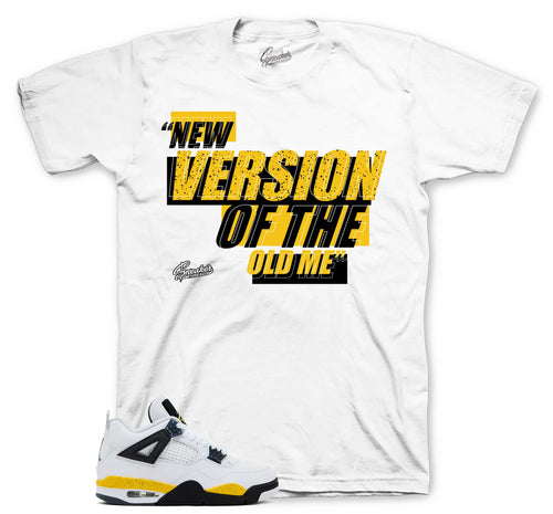 Retro 4 Tour Yellow New Version Shirt