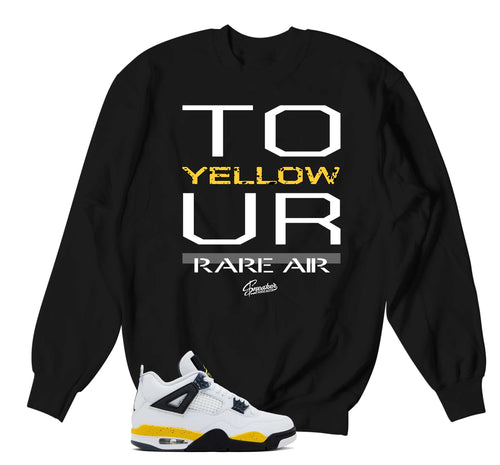 Retro 4 Tour Yellow Statement Sweater