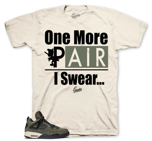 Retro 4 Deep Green One More Pair Shirts