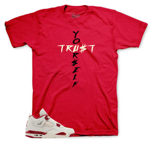 Retro 4 Valentine's Day Trust Yourself Shirt