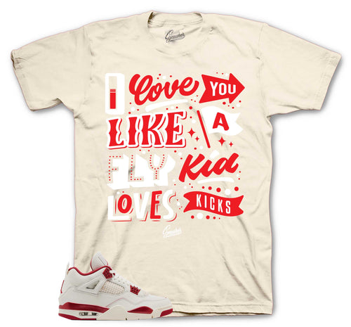 Retro 4 Valentine's Love Kicks Shirt
