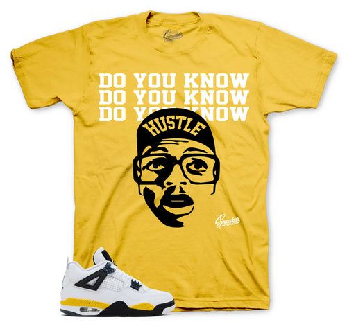 Retro 4 Tour Yellow Do You Know Shirt