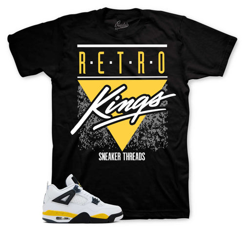 Retro 4 Tour Yellow Retro Kings Shirt