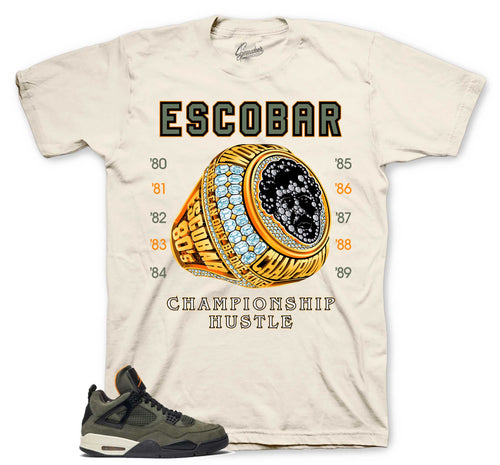 Retro 4 Deep Green Champ Hustle Shirts