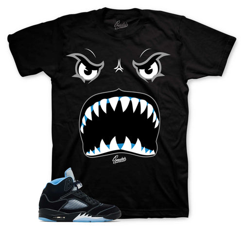 Retro 5 Black Carolina Bite Me Shirt