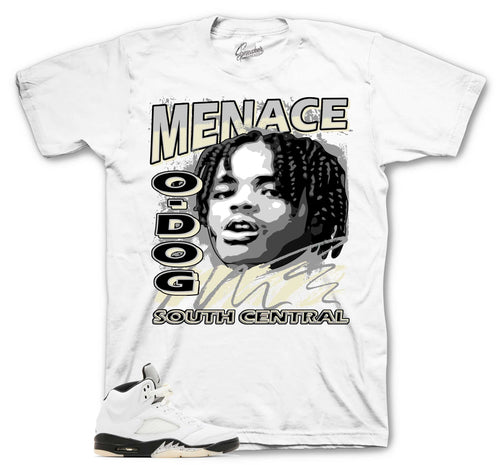 Retro 5 White Black Nineties Shirt