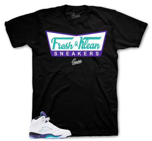 Retro 5 Grape Fresh Klean Shirt