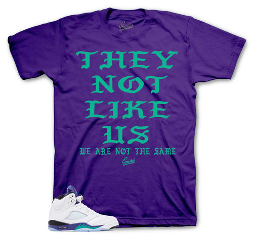 Retro 5 Grape Not Like Us Shirt