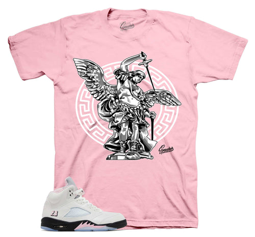 Retro 5 Soft Pink Archangel Shirt
