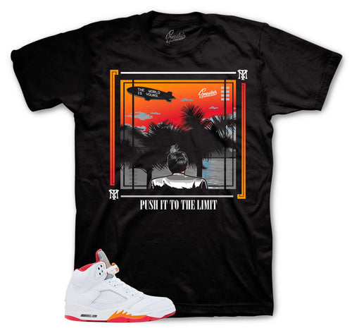 World Graphic T-Shirt | Jordan 5 Sunset
