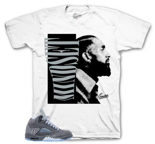 Retro 5 Wolf Grey Mindset Shirt