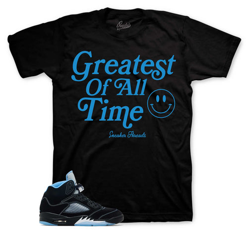 Retro 5 Black Carolina Goat Shirt