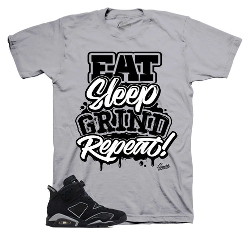 Retro 6 Cap & Gown Daily Routine Shirt