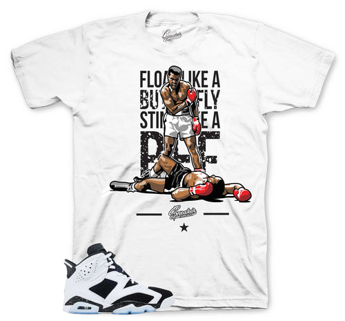 Retro 6 White Black Champ Shirt