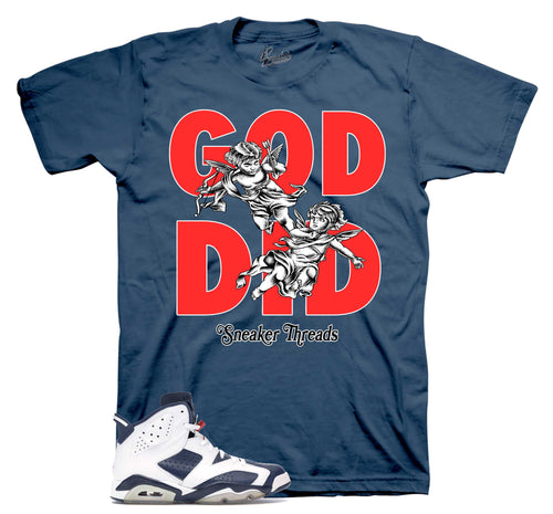Retro 6 Olympic God Did Shirt