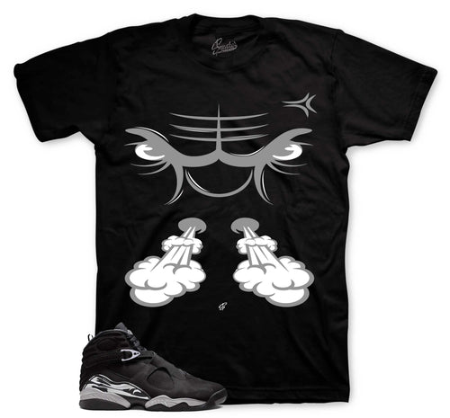 Retro 8 Chrome Raging Face Shirt