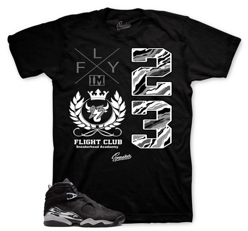Retro 8 Chrome Flight Crest Shirt
