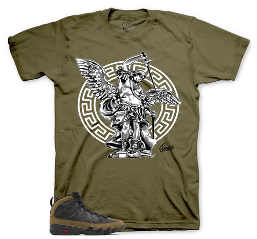 Retro 9 Olive Archangel Shirt