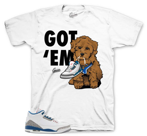 Retro 3 True Blue Got Em Shirt