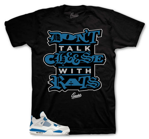 Retro 4 Industrial Blue Don't Talk Cheese Shirt