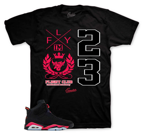 Retro 6 Infrared Crest Shirt