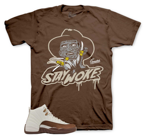 Stay Woke Graphic T-Shirt | Jordan 12 Fireside