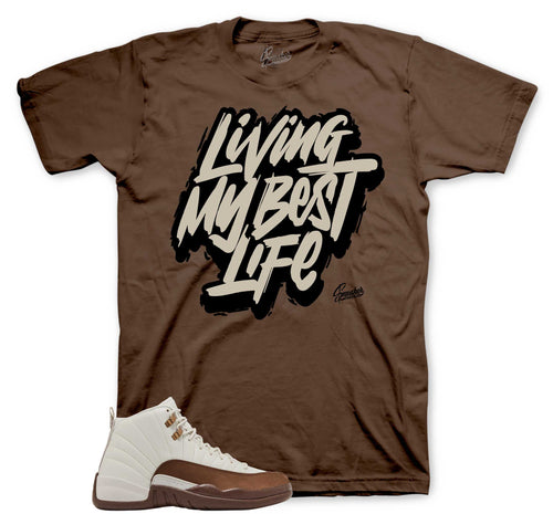 Living Life Graphic T-Shirt | Jordan 12 Fireside