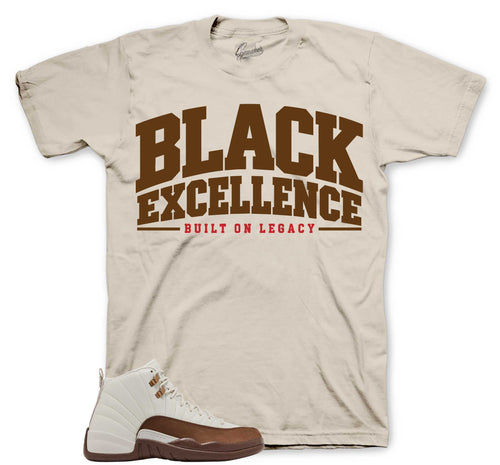 Black Excellence Graphic T-Shirt | Jordan 12 Fireside