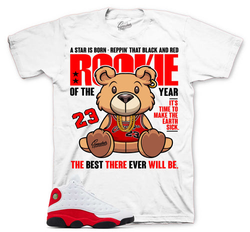Retro 13 Chicago Rookie Bear Shirt