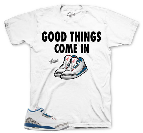 Retro 3 True Blue Good Things Shirt