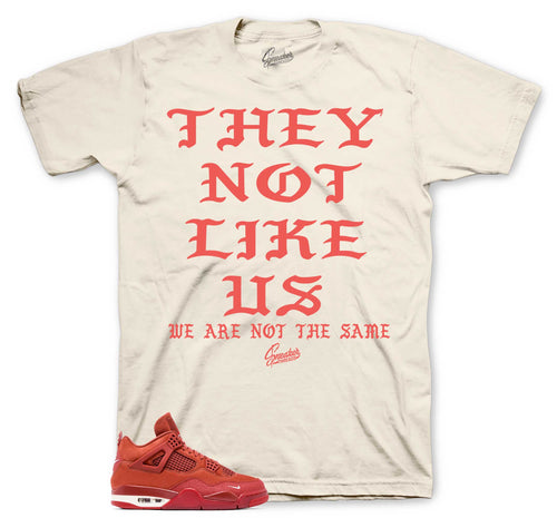 Retro 4 Brick By Brick Not Like Us Shirt