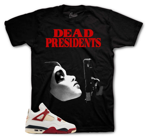 Retro 4 Brick After Brick Dead Pres Shirt