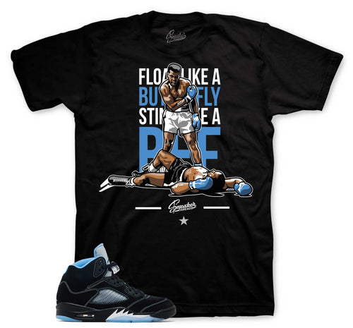 Retro 5 Black Carolina Champ Shirt
