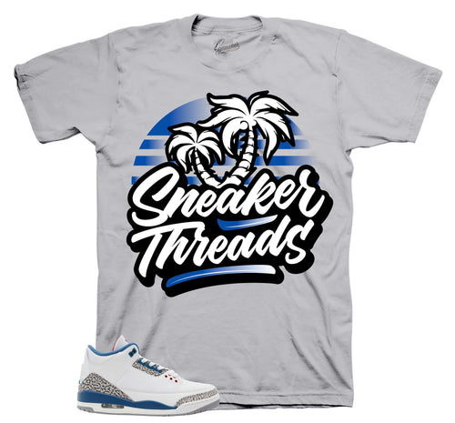 Retro 3 True Blue ST Palms Shirt