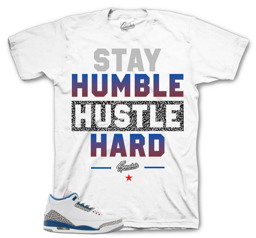 Retro 3 True Blue Stay Humble Shirt